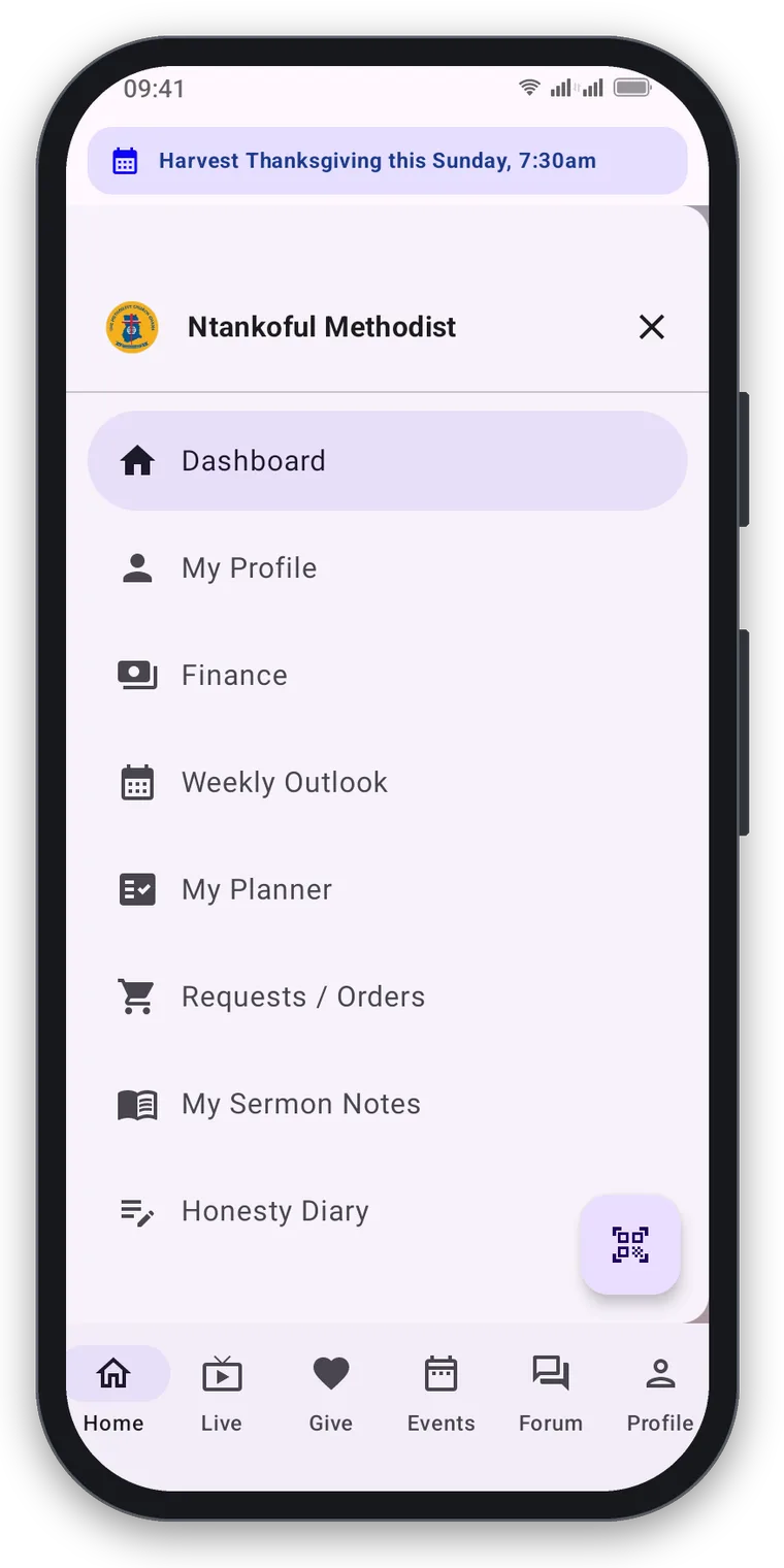 Main menu
